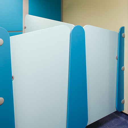 Lollipop cubicles for Lyons Hall Primary